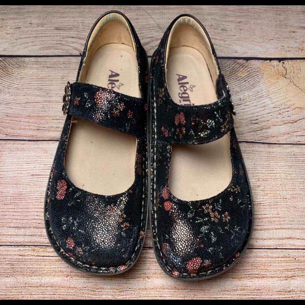 Alegria Paloma Floral Comfort Mary Jane Size 37/7